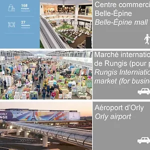 Paisible Et Bien Situe - Proche Aeroport D'orly Et Tramway Pour Paris Appartement Thiais